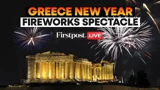 Greece New Year 2026 LIVE | Athens Night Sky Lights Up With Fireworks & Drone Show | Firstpost