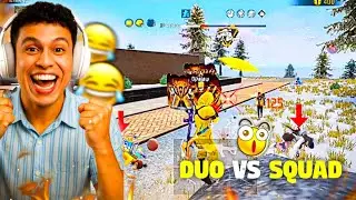 Duo Vs Squad BR Rank 😂 Free Fire Comedy Moments | Insane Funny Gameplay