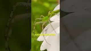 Green Lynx Spider in the #Garden #shorts 🕷🕷