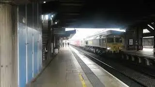 66536 passes Stafford with freight