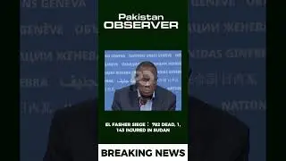 Shocking Truth Behind the El Fasher Siege | Pakistan Observer  #pakistanobserver #latestnews