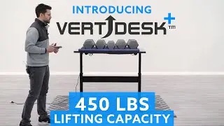 VertDesk v3 Plus Heavy Duty Standing Desk with 450 lbs. Lifting Capacity