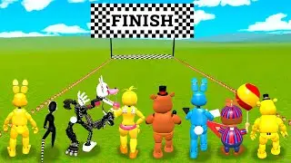 ¿Quién es el MÁS RAPIDO de Five Nights At Freddy's 2? - Garry's Mod