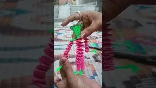 paper craft ...moving toy.....really funny.easy making