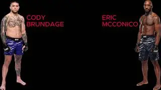 CODY BRUNDAGE VS ERIC MCCONICO- PREDICTION UFC FIGHT NIGHT