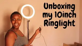 AFFORDABLE 10-INCH RING LIGHT UNBOXING FROM TAKEALOT | South African YouTuber