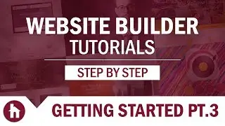 Getting Started in Website Builder | Part 3
