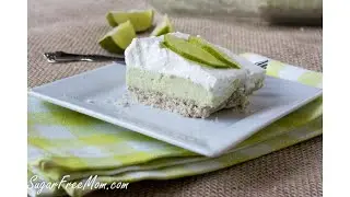No-Bake Keto Key Lime Pie Bars