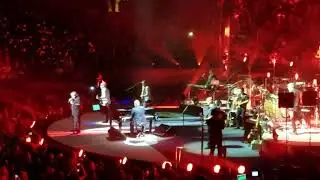 Lou Graham and Mick Jones with Billy Joel