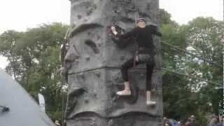 Rowntree Park, York, July 14th 2012 - Climbing Wall