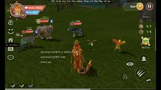 We meet a mean player in a wildcraft server ( no sound)