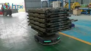 AGV handling robot--artificial stone production line
