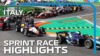 F2 Sprint Race Highlights | 2020 Italian Grand Prix