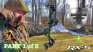 (Часть 1 из 3) Hoyt Carbon RX5 #80 &laquo;Новый трюк с установкой струн и прицельной лентой&raquo;