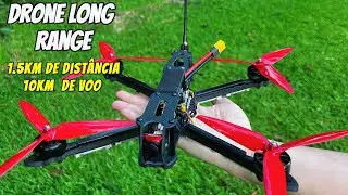 Primeiro VOO com o meu novo Drone LONG RANGE de 7 polegadas!