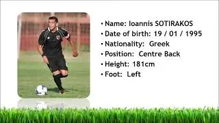 Giannis SOTIRAKOS Centre Back  Best Actions 2017-2019