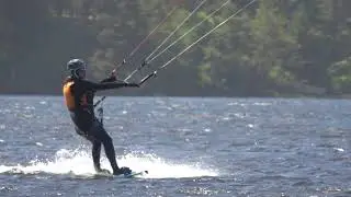 Nicole Kitesailing Floras Lake #1
