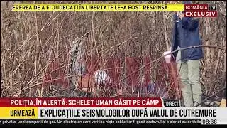 Politia in alerta: Schelet uman gasit pe camp