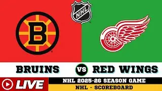 🔴LIVE : Detroit Red Wings Vs Boston Bruins | NHL 2026 | NHL Live SCOREBOARD