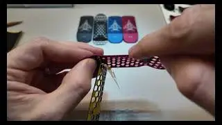 OctoCNC - Applying Laser cut grip tape on Hex Ollie the Octoboard (fingerboard) deck.
