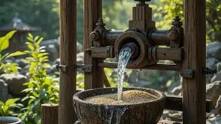 No Electricity, No Fuel 😲 | Ancient Water Powered Machine Still Works