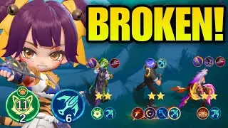 BEST BUILD to Rank Push in Season 5!? 11 Mystic Meow + 6 Marksman Combo | Magic Chess Go Go