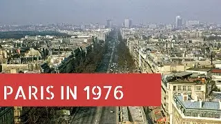 Paris in 1976 Archive Footage