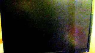 Samsung 2493HM LCD Monitor intermittent backlight failure, with sound of arcing (2011-09-27).AVI