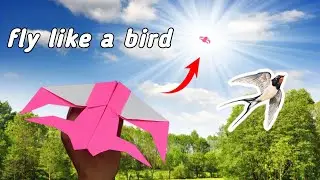 Unique paper airplane - can fly around in the sky - Craft Ideas