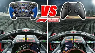 How Much Quicker is a Wheel vs. Controller? (Bahrain) - F1 2021
