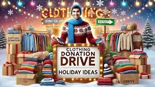 Clothing Donation Drive: holiday ideas