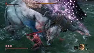 Sekiro: Shadows Die Twice - Sakura Bull of the Palace Mini Boss Fight