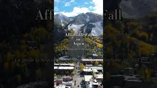 Discover Affordable Fall in Aspen. #aspenco #fall #affordable #travel #autumn #destinations