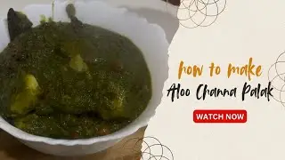 Channa Aloo Palak Recipe|Iron Rich Indian Food 