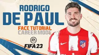 RODRIGO DE PAUL FACE FIFA 23 PRO CLUBS | TUTORIAL |  CAREER MODE | ATLETICO MADRID LA SCALONETA
