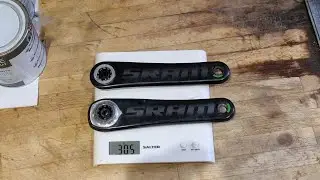 Two Sram Red crank arms, but one is lighter?