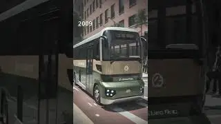 🚌 Bus Evolution: 1900 to 2100 &ndash; From Steam to AI-Powered Travel! 🚀 #evolution #futuretech