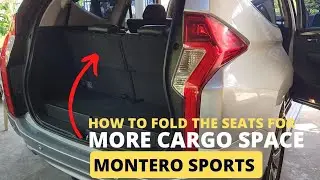 Mitsubishi Montero Sport - How to fold the 3rd row seat for more cargo space