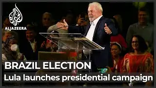 Lula launches presidential campaign to &lsquo;transform&rsquo; Brazil