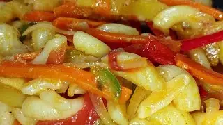 Vegetables Macaroni Recipe | Quick & Easy 10-Minute Meal | Delicious Vegetable Macaron | Easy recipe