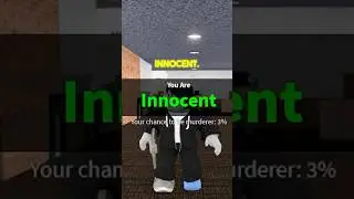 HOW TO WIN AS INNOCENT IN MURDER MYSTERY 2!!! #MurderMystery2 #RobloxMM2 #Shorts #innocent #win