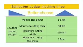 Bailipower Busbar Machine #3in1busbarmachine #busbarmachine #cutting #bending #punching