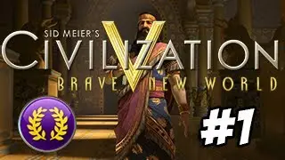 Civilization V: Brave New World Let's Play - Rome - New World - Ep1