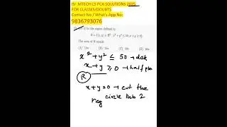 ISI MTECH CS PCA  2025 Q10 past year solution answer