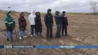 Ministry of Internal Affairs video: illegal sand mining