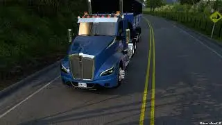 Subiendo a Amaga |Kenworth T680 NetxGen 45T de piedras | American Truck Simulator | CRM | Full HD 2K