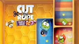 Cut the rope how to play season 1.cardboard box all 25 level's gameplay video