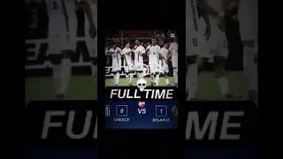 Greece 🇬🇷 vs Belarus 🇧🇾 #fypシ゚viral #soccer #messi #el kaabi#mrbeast #football #belarus #greece