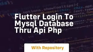 Flutter login to mysql database thru api php