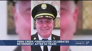 Fern Creek firefighter celebrates retirement after 50 years of service